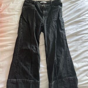 Zara Black Flare Jeans